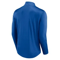 Men's Fanatics Royal Toronto Blue Jays Tough Minded Lightweight Quarter-Zip Pullover
