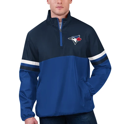 V114037 Veste BluJay NSS SP24 MLB Earned Run 1/2 Zip pour hommes JACMENQZC LA450935