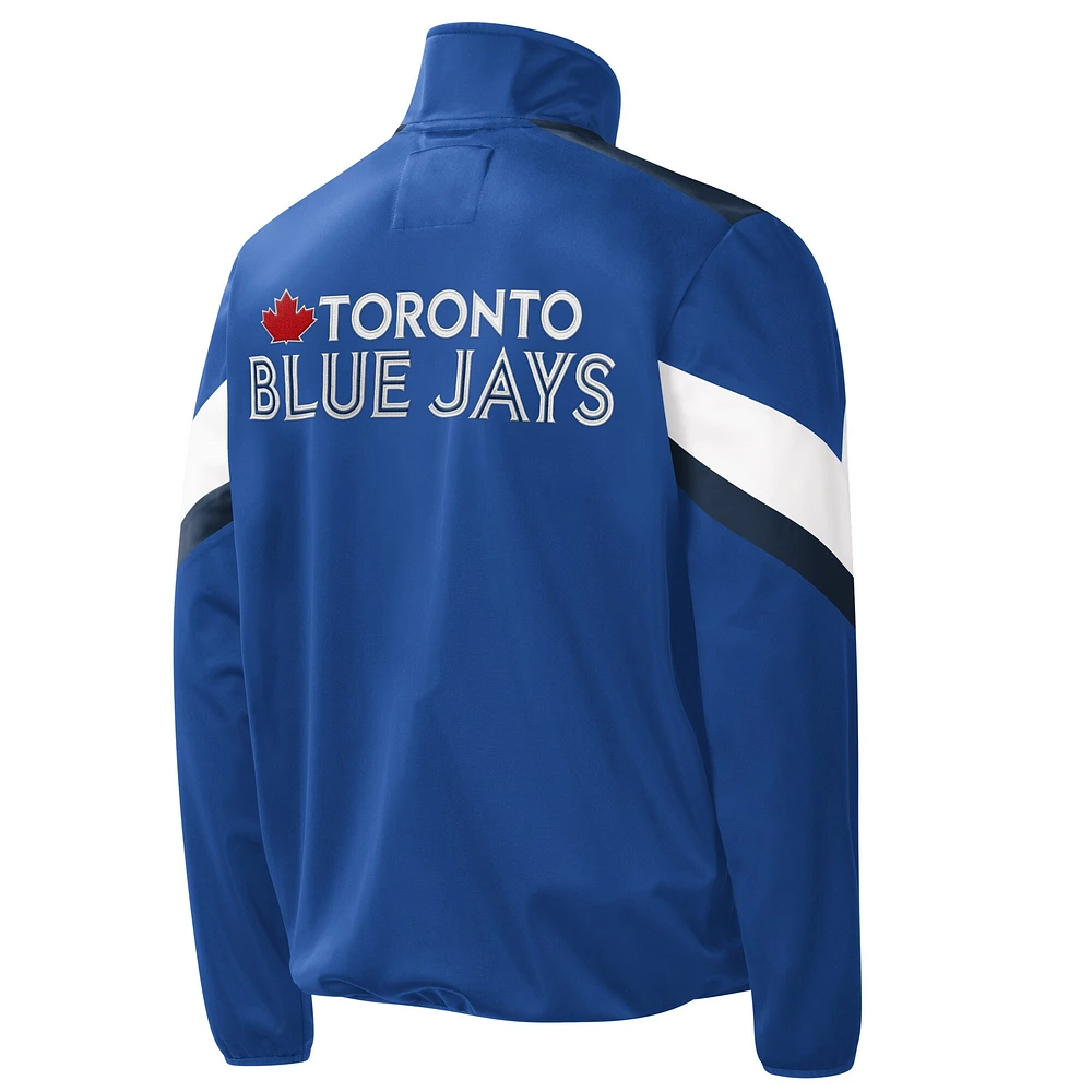 Men's G-III Sports by Carl Banks Royal Toronto Blue Jays Earned Run Full-Zip - Track Jacket