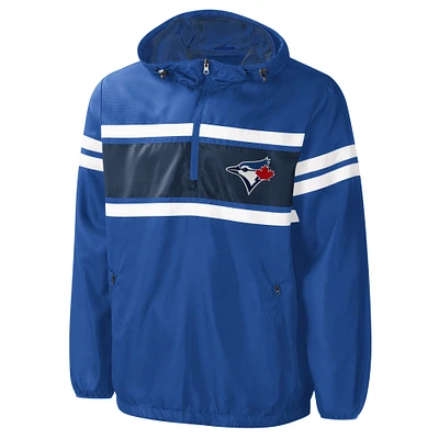 Veste à capuche demi-glissière G-III Sports by Carl Banks Royal Toronto Blue Jays Games Score pour homme