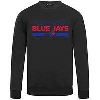 Men's Levelwear  Black Toronto Blue Jays City Connect Zane No Hitter Sweatshirt