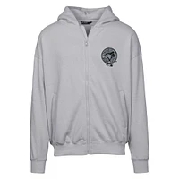 Men's Levelwear  Gray Toronto Blue Jays Oversized Uphill Digital Camo Full-Zip Hoodie