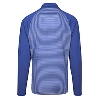 Men's Levelwear Royal Toronto Blue Jays Charter Raglan - Quarter-Zip Top