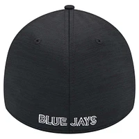 Men's New Era  Black Toronto Blue Jays 2024 MLB Clubhouse 39THIRTY Flex Fit Hat