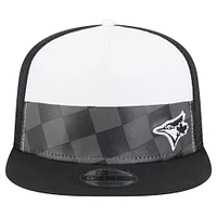 Men's New Era Black Toronto Blue Jays Checkmate Trucker 9FIFTY Snapback Hat