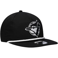 Men's New Era Black Toronto Blue Jays Golfer Snapback Hat