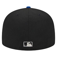 Men's New Era Black Toronto Blue Jays Metallic Camo 59FIFTY Fitted Hat