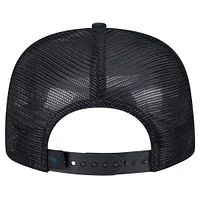 Men's New Era Black Toronto Blue Jays Score Check 9FIFTY A-Frame Trucker Snapback Hat
