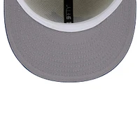 Men's New Era Cream Toronto Blue Jays Cooperstown Collection Chrome 59FIFTY Fitted Hat