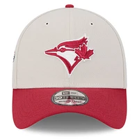 Men's New Era  Khaki/Red Toronto Blue Jays 2024 Fourth of July 39THIRTY Flex Hat