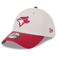 Men's New Era  Khaki/Red Toronto Blue Jays 2024 Fourth of July 39THIRTY Flex Hat