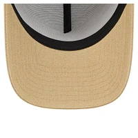 Men's New Era Khaki Toronto Blue Jays Logo Essentials 9FORTY A-Frame Adjustable Hat