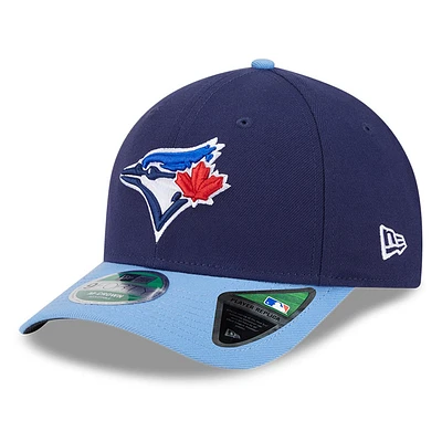 Casquette ajustable New Era 9FORTY bleu marine/bleu poudre pour homme Toronto Blue Jays