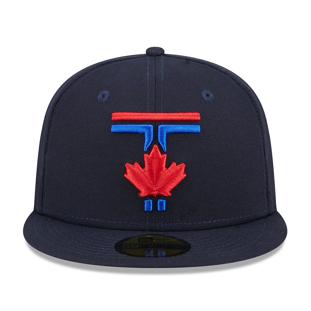 Men's New Era Navy Toronto Blue Jays 2024 City Connect 59FIFTY Fitted Hat