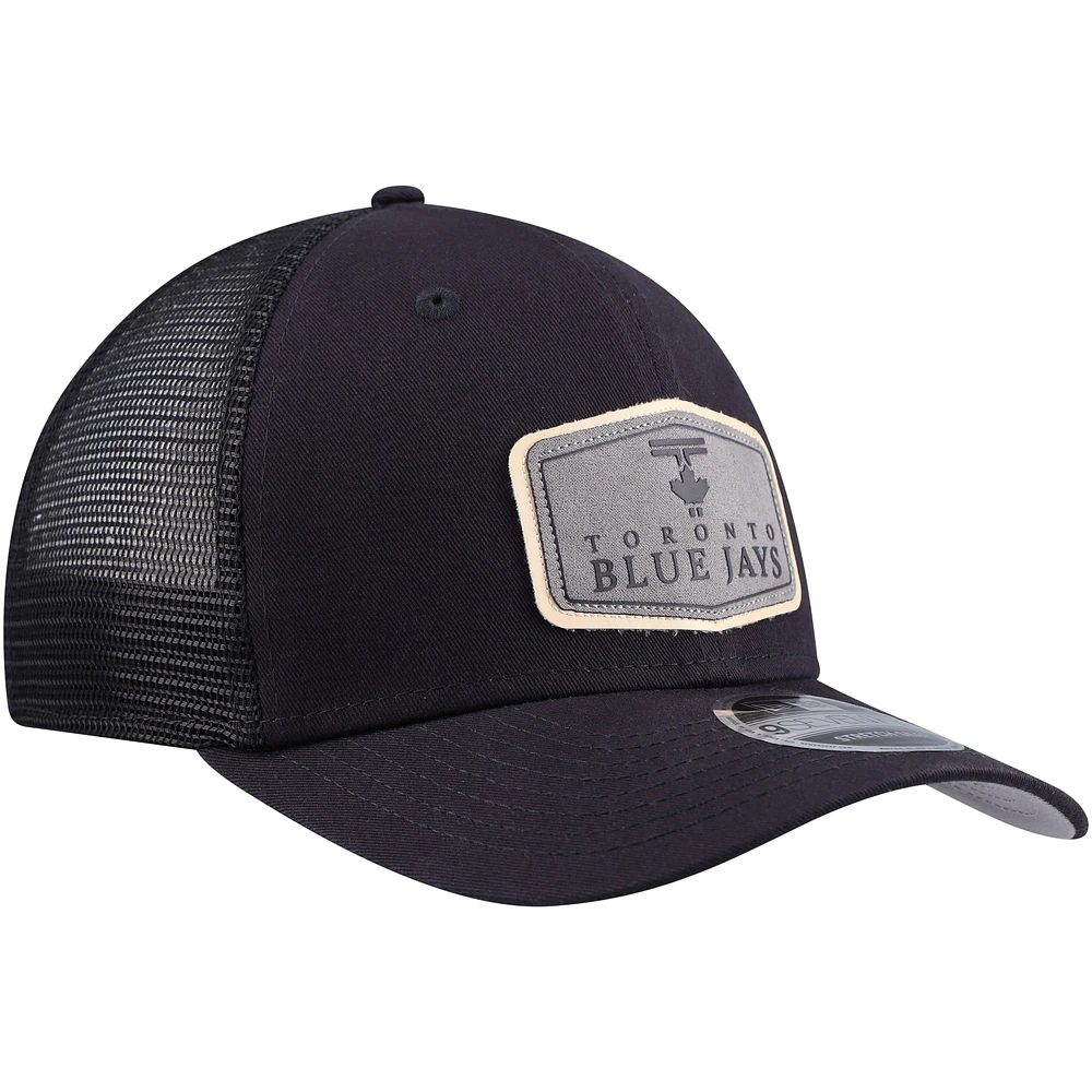 Men's New Era Navy Toronto Blue Jays Labeled 9SEVENTY Stretch-Snap Hat