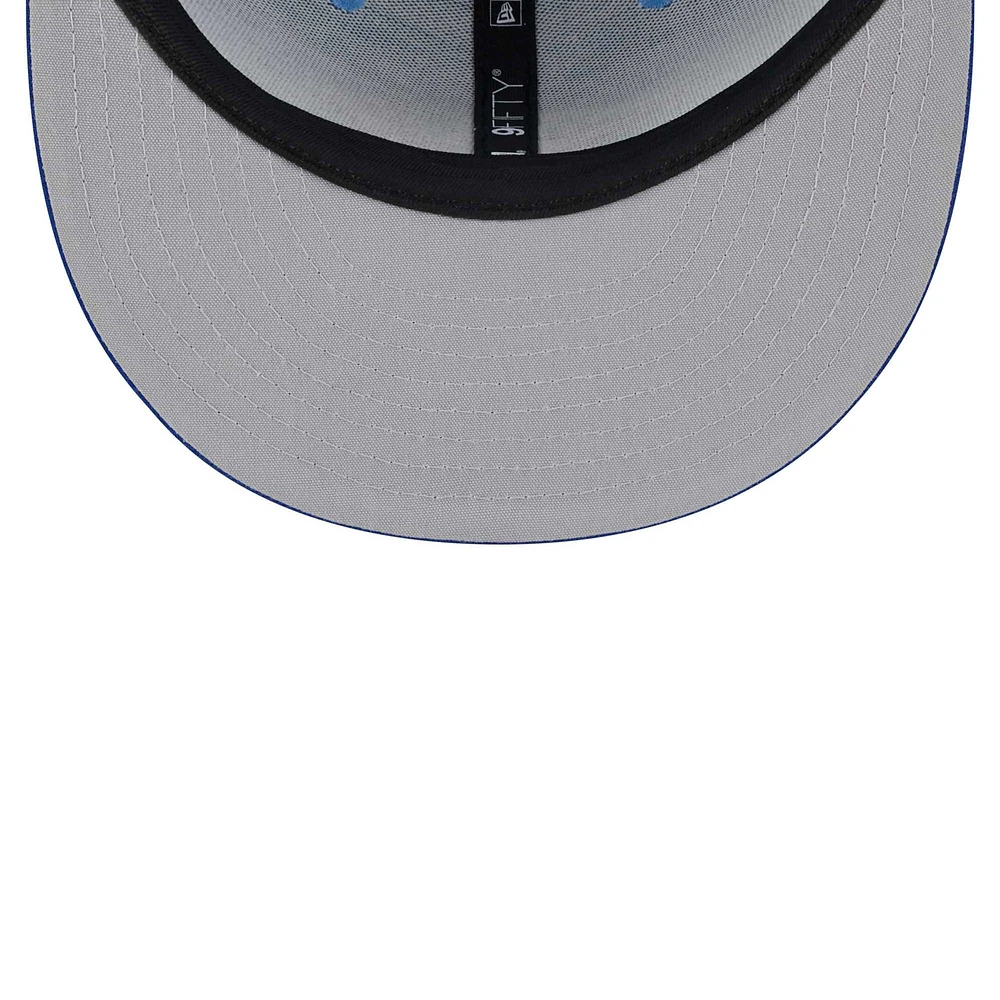 Men's New Era Powder Blue Toronto Blue Jays 2024 Batting Practice On-Field 9FIFTY Snapback Hat