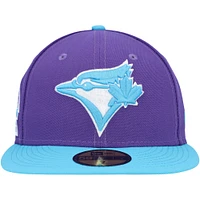 Men's New Era Purple Toronto Blue Jays Vice 59FIFTY Fitted Hat
