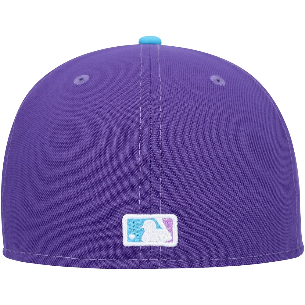 Men's New Era Purple Toronto Blue Jays Vice 59FIFTY Fitted Hat