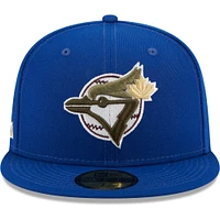 Men's New Era Royal Toronto Blue Jays 10th Anniversary Botanical 59FIFTY - Fitted Hat
