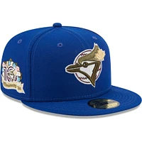 Men's New Era Royal Toronto Blue Jays 10th Anniversary Botanical 59FIFTY - Fitted Hat