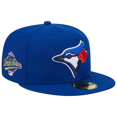 Men's New Era Royal Toronto Blue Jays  1993 World Series Team Color 59FIFTY Fitted Hat