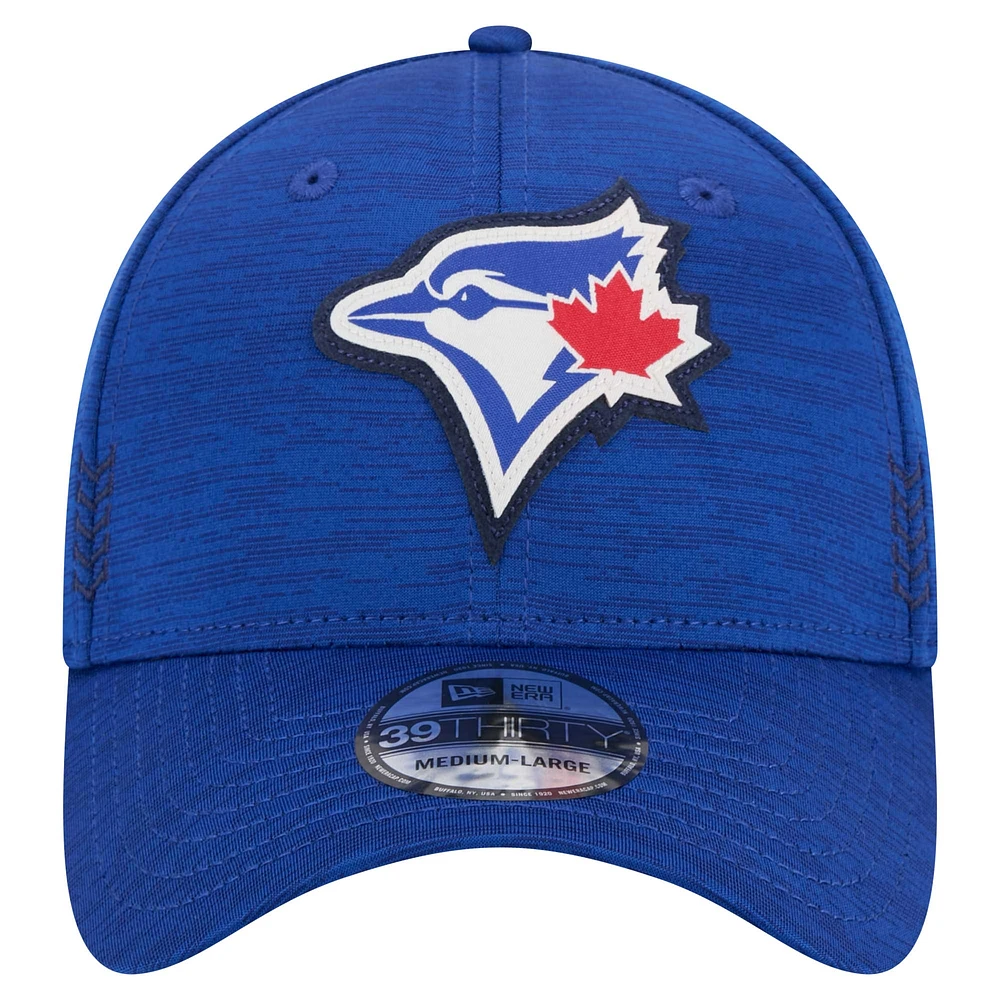 Men's New Era  Royal Toronto Blue Jays 2024 MLB Clubhouse 39THIRTY Flex Fit Hat