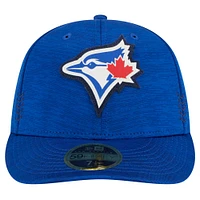 Men's New Era  Royal Toronto Blue Jays 2024 MLB Clubhouse Low Profile 59FIFTY Fitted Hat