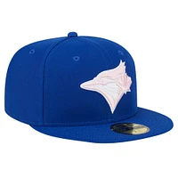 Men's New Era Royal Toronto Blue Jays 2024 Mother's Day On-Field 59FIFTY Fitted Hat