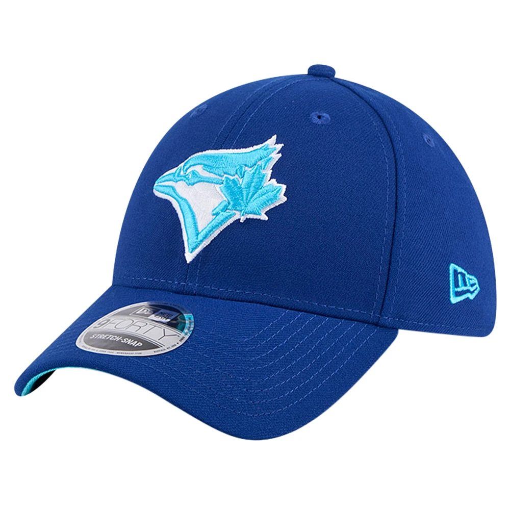 Casquette extensible à bouton-pression 9FORTY pour la fête des pères des Blue Jays de Toronto New Era pour hommes