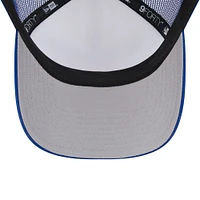 Men's New Era Royal Toronto Blue Jays Stacked 9FORTY Trucker Adjustable Hat