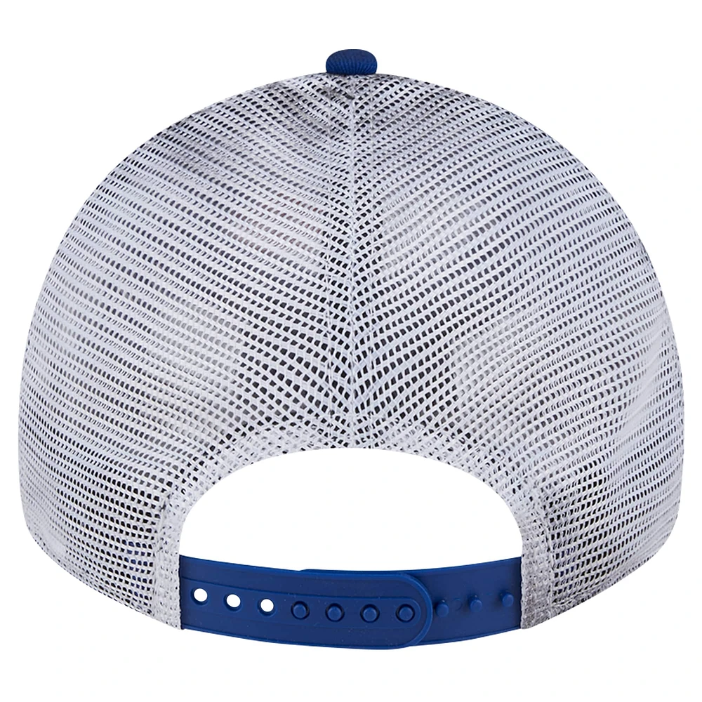 Men's New Era Royal Toronto Blue Jays Team Slick Trucker 9TWENTY Adjustable Hat
