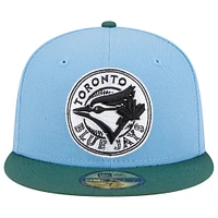 Casquette ajustée 59FIFTY pour homme des Toronto Blue Jays 40e anniversaire de la saison bleu ciel/coriandre New Era