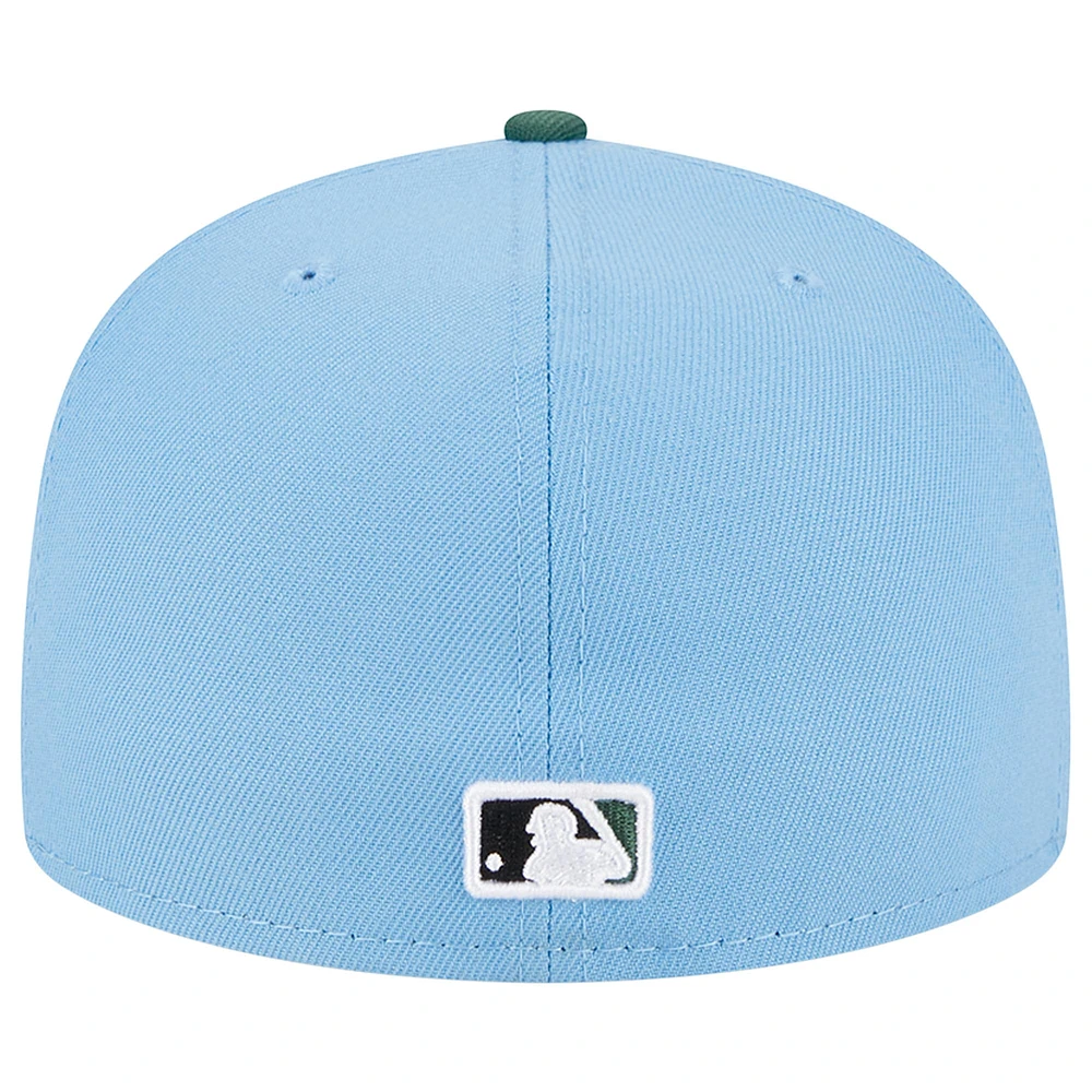Casquette ajustée 59FIFTY pour homme des Toronto Blue Jays 40e anniversaire de la saison bleu ciel/coriandre New Era