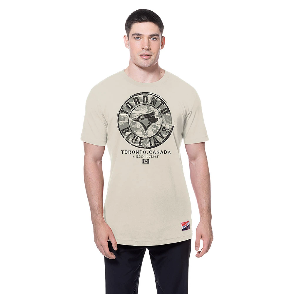 Men's New Era  Stone Toronto Blue Jays 2025 Armed Forces Day T-Shirt