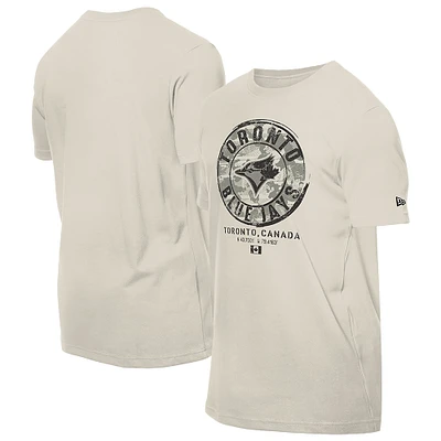 Men's New Era  Stone Toronto Blue Jays 2025 Armed Forces Day T-Shirt