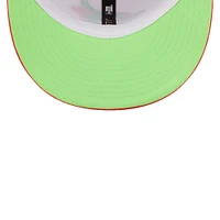 Men's New Era White/Coral Toronto Blue Jays 1992 World Series Strawberry Lolli 59FIFTY Fitted Hat