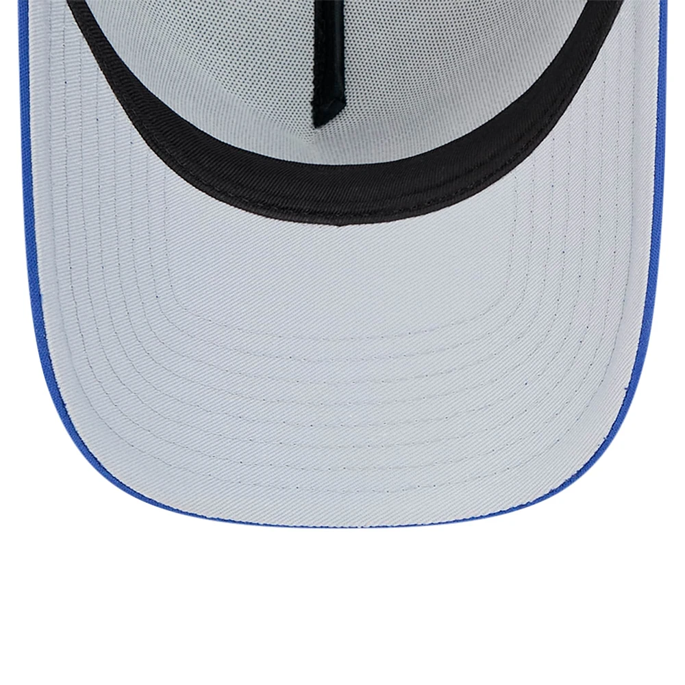 Men's New Era White Toronto Blue Jays Retro Wordmark 9FORTY A-Frame Trucker Adjustable Hat