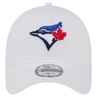 Men's New Era White Toronto Blue Jays TC A-Frame 9FORTY Adjustable Hat