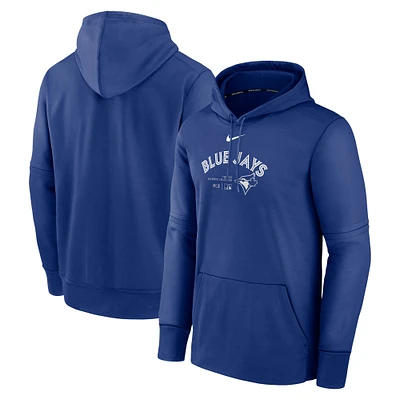 Sweat à capuche Performance Nike des Blue Jays de Toronto Authentic Collection pour hommes, bleu