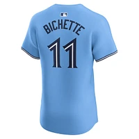 Men's Nike Bo Bichette Powder Blue Toronto Jays Alternate Elite Player Jersey