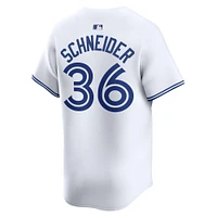 Men's Nike Davis Schneider White Toronto Blue Jays Home Limited Player Jersey