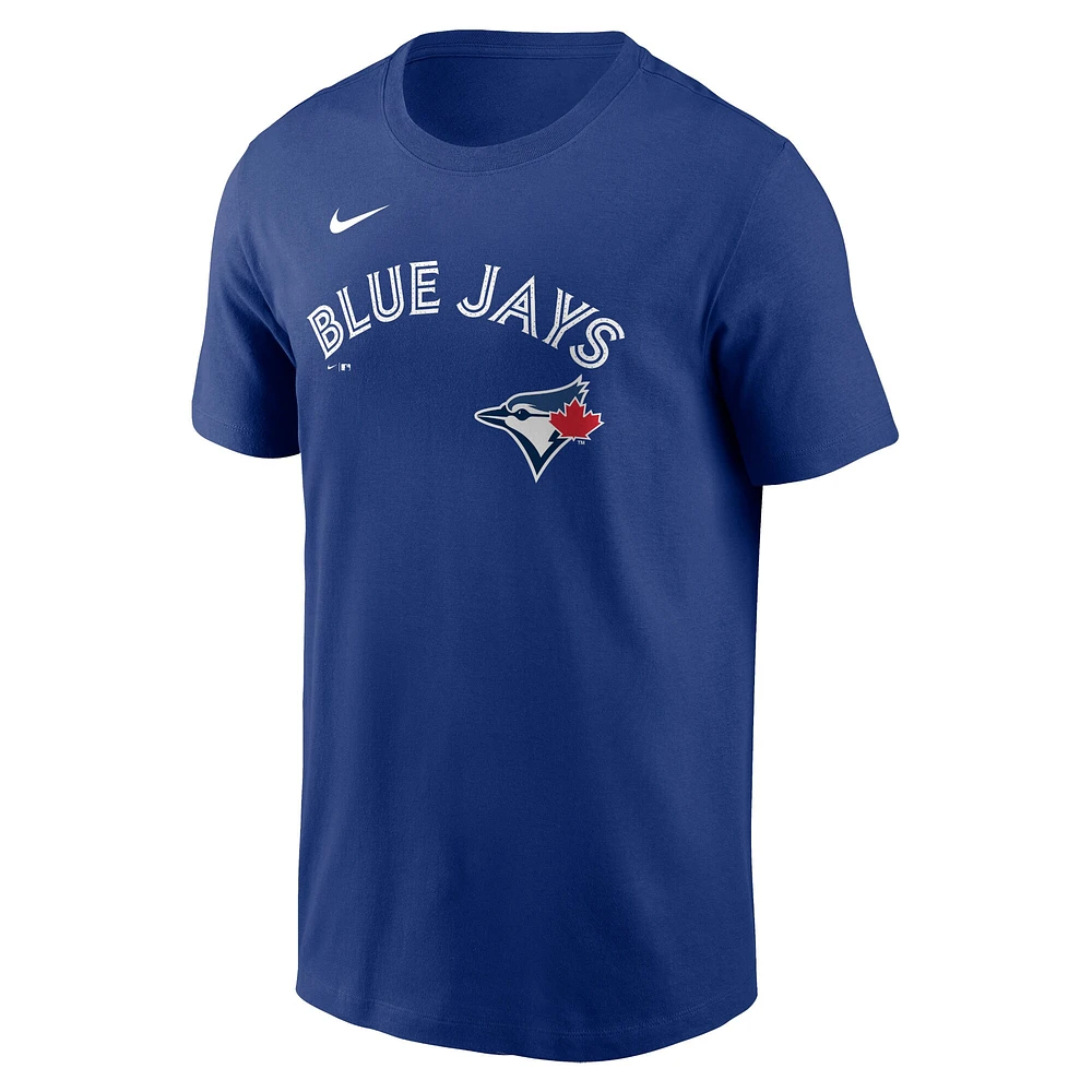 Men's  Nike George Springer Royal Toronto Blue Jays Name & Number T-Shirt