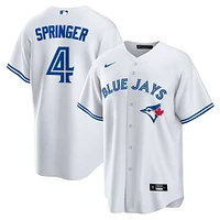 Men's Nike George Springer White Toronto Blue Jays Home Replica Player - Jersey