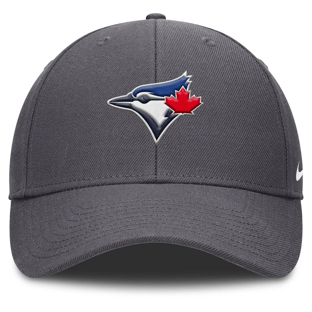 Men's Nike  Gray Toronto Blue Jays Club Performance Adjustable Hat