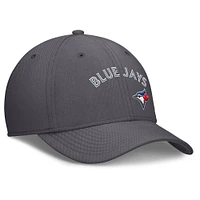 Men's Nike  Gray Toronto Blue Jays Swoosh Performance Flex Hat