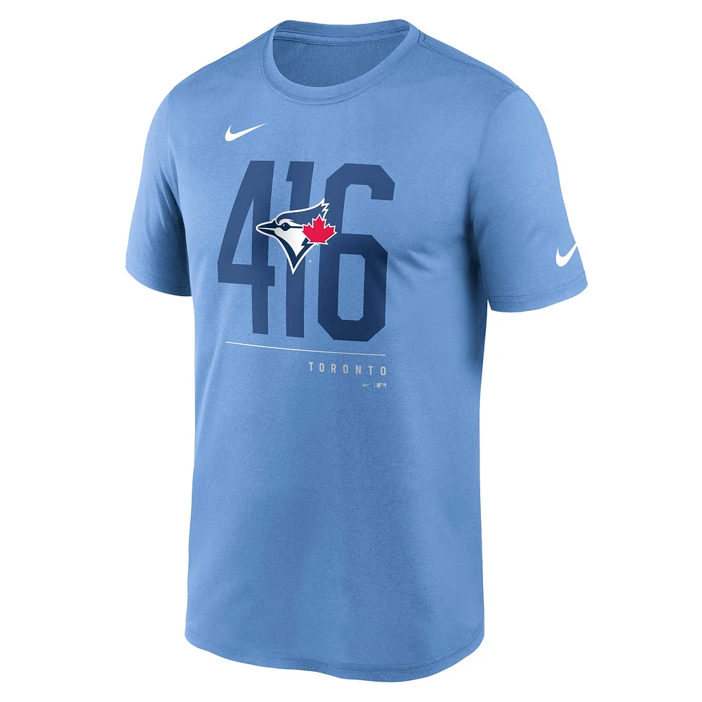 Men's Nike Light Blue Toronto Jays Local Pack Hometown T-Shirt