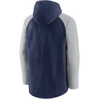 Men's Nike Navy/Gray Toronto Blue Jays Authentic Collection Player - Full-Zip Hoodie Jacket