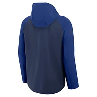 Men's Nike Navy/Royal Toronto Blue Jays Authentic Collection Performance Raglan Full-Zip Jacket