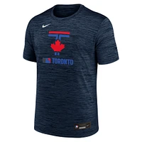 Men's Nike  Navy Toronto Blue Jays 2025 City Connect Authentic Collection Velocity Performance T-Shirt