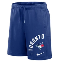 Men's Nike Royal Toronto Blue Jays Arched Kicker Fleece Shorts